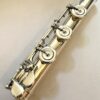 Mateki MO-032 RH Solid Silver Handmade Flute, Inline G, 14k Gold Riser/Halo, Overhauled With 1-Year Warranty!