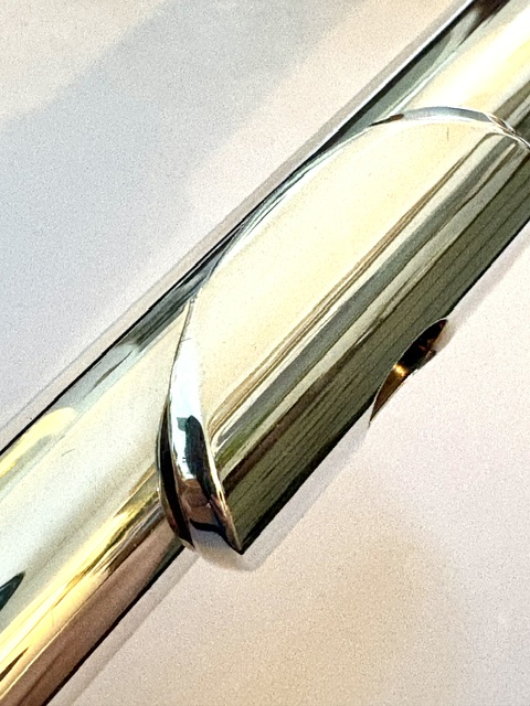 IMG_1995 New Old Stock Miyazawa Classic (Vision) Flute-All Silver, Offset G, C# Trill, C#/D# Rollers, 14k Riser, .018” Heavywall, 1-Year Warranty!