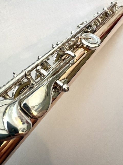 Powell 9k Aurumite Conservatory Flute, Sterling Mechanism, Solid 9k Gold Lip, Inline G, Lumina Cut, 1-Year Warranty!