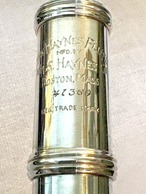 Wm. S. Haynes Handmade Flute, All Sterling Silver with Soldered Tone Holes, Inline G, 1-Year Warranty!