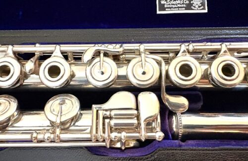 Wm. S. Haynes Handmade Flute, All Sterling Silver with Soldered Tone Holes, Inline G, 1-Year Warranty!