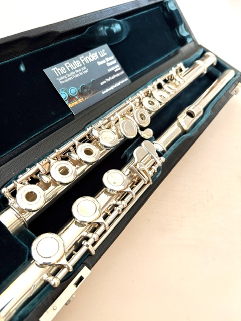 Dean Yang Emerald Solid Silver Flute, Offset G, Warranty!