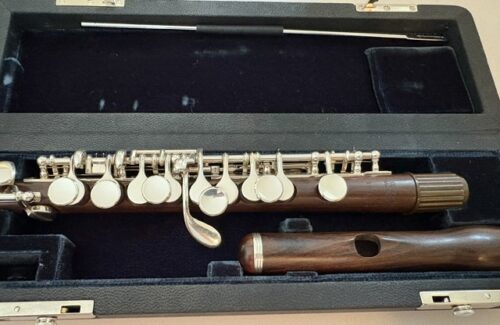 Hammig Cocus Handmade 651/4 Piccolo With Wave Headjoint, Sterling Mechanism, High G# Mechanism, Warranty!