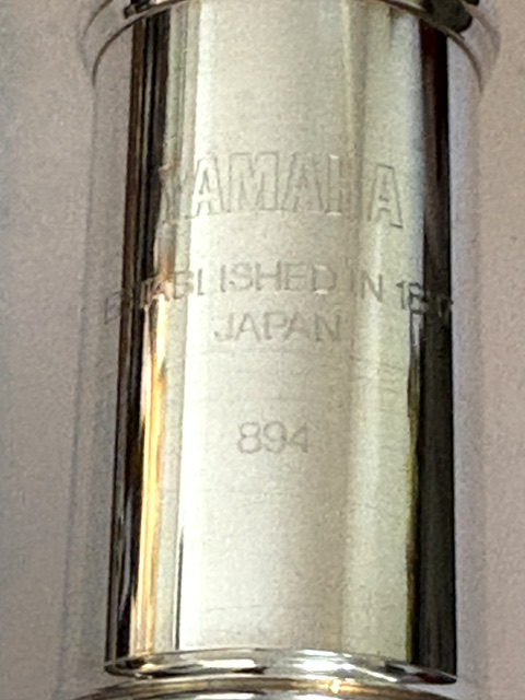 IMG_2149 Yamaha YFL-894 All Silver Professional Flute, Inline G, Split E Mechanism, Soldered Tone Holes, Warranty!