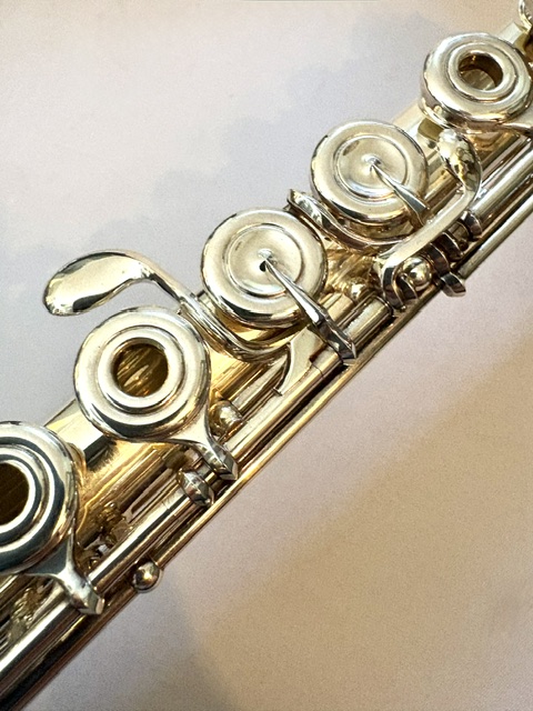 IMG_2153 Yamaha YFL-894 All Silver Professional Flute, Inline G, Split E Mechanism, Soldered Tone Holes, Warranty!