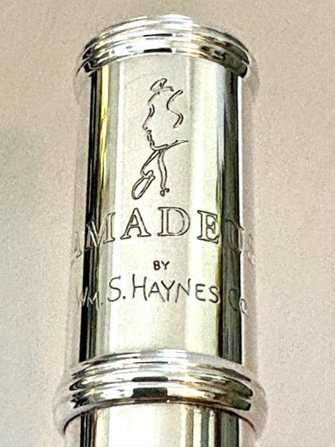 IMG_2167 Haynes Amadeus AF-900 Flute, Sterling Silver Headjoint Body Foot Mechanism, Offset G, C# Trill, D# Roller, 14k Lip/Riser, Warranty!