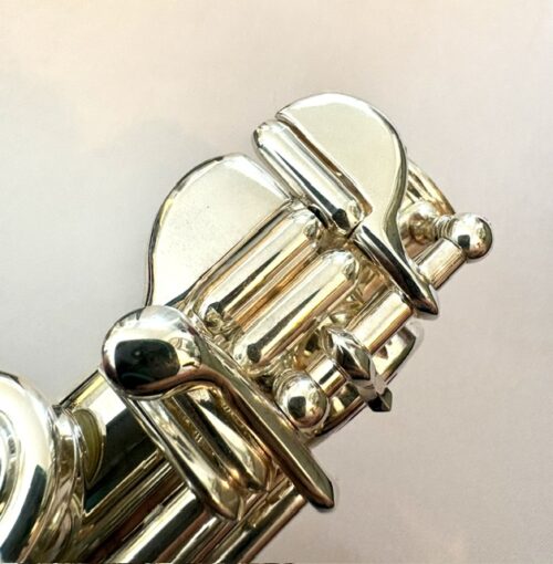 IMG_2176 Haynes Amadeus AF-900 Flute, Sterling Silver Headjoint Body Foot Mechanism, Offset G, C# Trill, D# Roller, 14k Lip/Riser, Warranty!