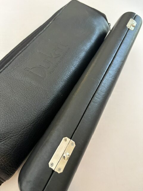 IMG_2308 Lillian Burkart Elite 5/95 Platinum Enhanced Handmade Flute, Inline G, C# Trill, Split E Mechanism, C4 Headjoint Cut, Gold Riser, 1-Year Warranty!