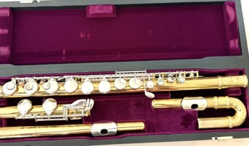 Trevor James Copper Alloy Alto Flute-Both Curved and Straight Headjoints, 1-Year Warranty!