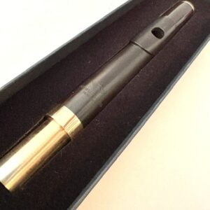 IMG_2390 Powell Grenadilla Wood Flute Headjoint, 14K Gold Tenon and Accents, Lumina Cut, 1-Year Warranty!