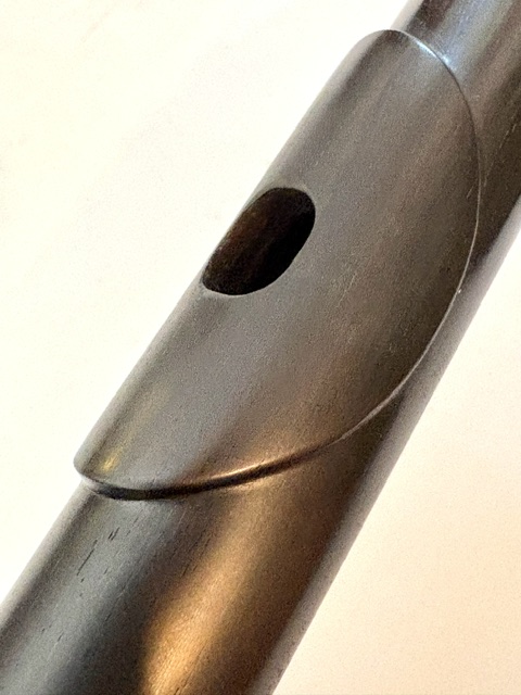 Powell Grenadilla Wood Flute Headjoint, 14K Gold Tenon and Accents, Lumina Cut, 1-Year Warranty!