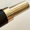 Powell Grenadilla Wood Flute Headjoint, 14K Gold Tenon and Accents, Lumina Cut, 1-Year Warranty!