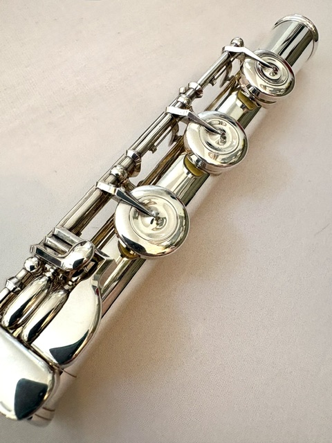 IMG_2418 Muramatsu EXIII Handmade Flute, Sterling Silver Standard Headjoint, Offset G, High E Facilitator, 1-Year Warranty!