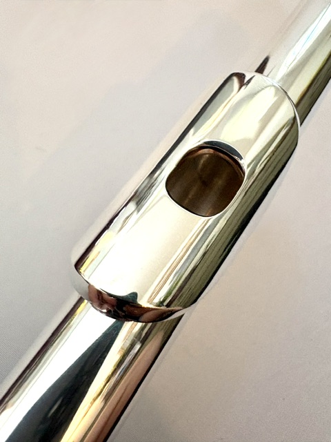IMG_2440 Brannen Sterling Silver Flute Headjoint, 14k Gold Riser, Modified Cooper Cut, 1-Year Warranty!