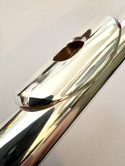 IMG_2441 Brannen Sterling Silver Flute Headjoint, 14k Gold Riser, Modified Cooper Cut, 1-Year Warranty!