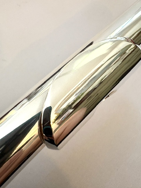 IMG_2442 Brannen Sterling Silver Flute Headjoint, 14k Gold Riser, Modified Cooper Cut, 1-Year Warranty!