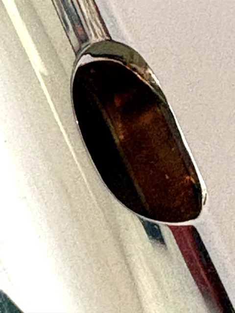 IMG_2443 Brannen Sterling Silver Flute Headjoint, 14k Gold Riser, Modified Cooper Cut, 1-Year Warranty!