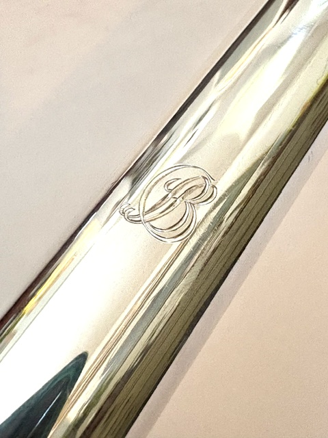 IMG_2445 Brannen Sterling Silver Flute Headjoint, 14k Gold Riser, Modified Cooper Cut, 1-Year Warranty!