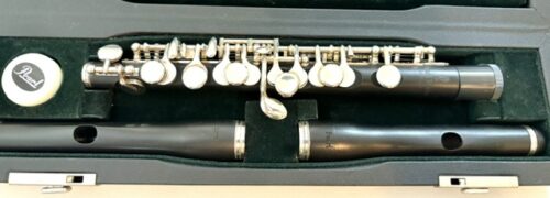 Pearl PFP-165E Piccolo, Both a Wave Grenadilla Wood and a Wave Grenaditte Composite Headjoint, 1-Year Warranty!