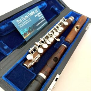 Weissman-McKenna Verawood Handmade Piccolo, 2 Headjoints, Verawood with 14k Inlay Wings, Handmade Mancke Kingwood Headjoint w/Medium Wave, Silver Mechanism, 1-Year Warranty!