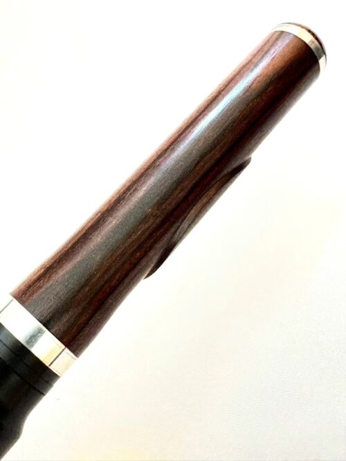 Weissman-McKenna Verawood Handmade Piccolo, 2 Headjoints, Verawood with 14k Inlay Wings, Handmade Mancke Kingwood Headjoint w/Medium Wave, Silver Mechanism, 1-Year Warranty!