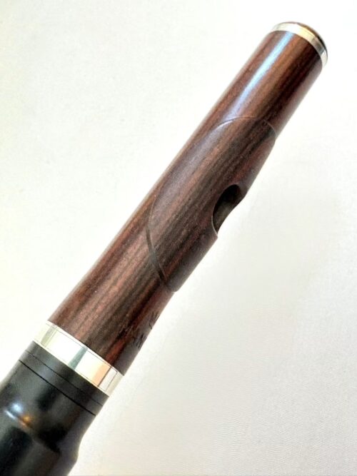 Weissman-McKenna Verawood Handmade Piccolo, 2 Headjoints, Verawood with 14k Inlay Wings, Handmade Mancke Kingwood Headjoint w/Medium Wave, Silver Mechanism, 1-Year Warranty!