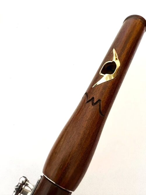 Weissman-McKenna Verawood Handmade Piccolo, 2 Headjoints, Verawood with 14k Inlay Wings, Handmade Mancke Kingwood Headjoint w/Medium Wave, Silver Mechanism, 1-Year Warranty!