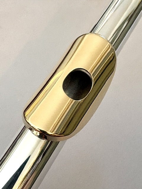 N.D.”Tip” Lamberson Handmade All Silver Flute, Inline G, Soldered Tone Holes, 14k Plated Lip, Overhauled, 1-Year Warranty!