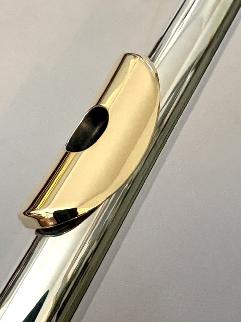 N.D.”Tip” Lamberson Handmade All Silver Flute, Inline G, Soldered Tone Holes, 14k Plated Lip, Overhauled, 1-Year Warranty!