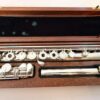 N.D.”Tip” Lamberson Handmade All Silver Flute, Inline G, Soldered Tone Holes, 14k Plated Lip, Overhauled, 1-Year Warranty!