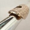 IMG_2713 Song .995 Silver Flute, Handmade Engraved Headjoint, 14K Solid Gold Lip/Riser, 14k Wings, Diamond & Gemstone Embellished