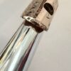 IMG_2716 Song .995 Silver Flute, Handmade Engraved Headjoint, 14K Solid Gold Lip/Riser, 14k Wings, Diamond & Gemstone Embellished