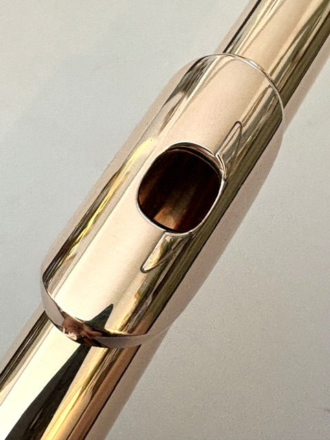 IMG_2725 JR Lafin by Brannen 14k Handmade Flute Headjoint, Adler Wings, 1-Year Warranty!