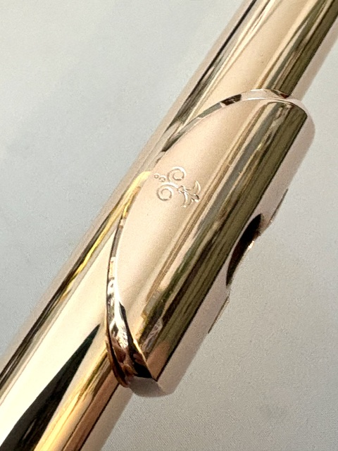 IMG_2728 JR Lafin by Brannen 14k Handmade Flute Headjoint, Adler Wings, 1-Year Warranty!