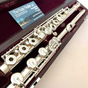 Muramatsu DS Handmade Professional Flute, All Silver, Offset G, C# Trill, Split E Mechanism, D# Roller, Tsubasa Headjoint, 1-Year Warranty!
