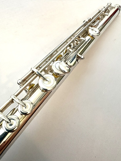 IMG_2751 Muramatsu DS Handmade Professional Flute, All Silver, Offset G, C# Trill, Split E Mechanism, D# Roller, Tsubasa Headjoint, 1-Year Warranty!