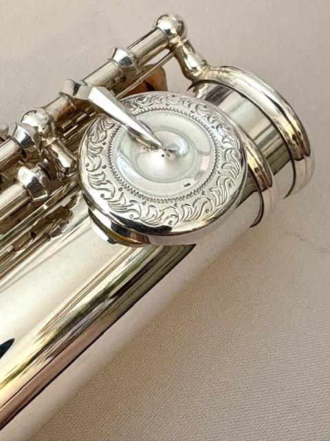 IMG_2758 Muramatsu DS Handmade Professional Flute, All Silver, Offset G, C# Trill, Split E Mechanism, D# Roller, Tsubasa Headjoint, 1-Year Warranty!