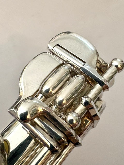IMG_2760 Muramatsu DS Handmade Professional Flute, All Silver, Offset G, C# Trill, Split E Mechanism, D# Roller, Tsubasa Headjoint, 1-Year Warranty!