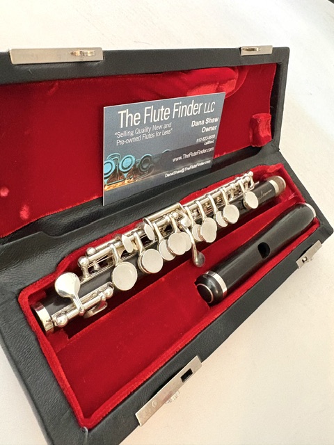 IMG_2865 Roy Seaman LTD Grenadilla Wood Piccolo, Standard HJ, Sterling Mechanism, Warranty!