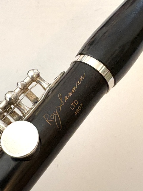 IMG_2868 Roy Seaman LTD Grenadilla Wood Piccolo, Standard HJ, Sterling Mechanism, Warranty!