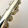 Haynes Q4 All Silver Flute, Gold Fusion Headjoint (14k Wall/Riser), Inline G, Soldered Tone Holes, 1-Year Warranty!