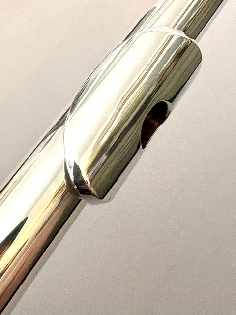 IMG_3042 Arista Sterling Silver Flute Headjoint with 14k Gold Insert/Extension, Warranty!