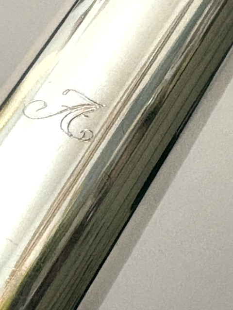 IMG_3045 Arista Sterling Silver Flute Headjoint with 14k Gold Insert/Extension, Warranty!