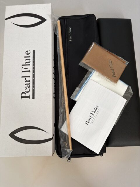 IMG_3046 New Pearl PFA-207 BEU Alto Flute, Sterling Silver Curved Headjoint and Body, B Foot, Factory Warranty!