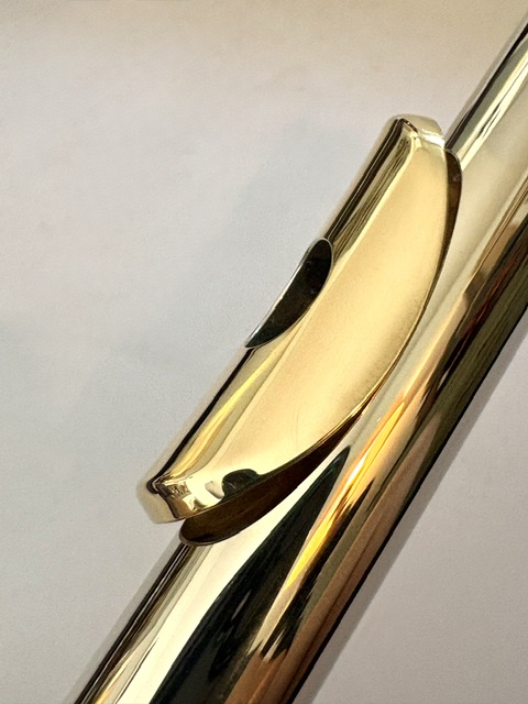 N. D. ”Tip” Lamberson Handmade White Gold Flute, Inline G, Soldered Tone Holes, C# Trill, 14k Gold Veneer Lipplate, 1-Year Warranty!