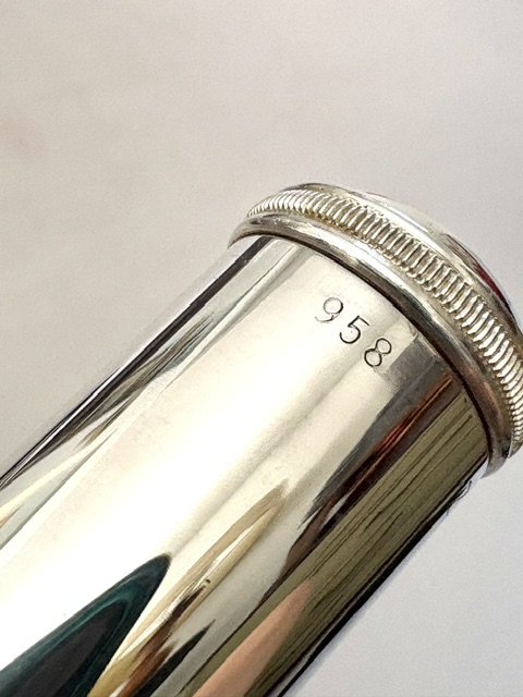 IMG_3236 Altus Azumi AZ3000 .958 Solid Britannia Silver Flute, Offset G, 1-Year Warranty!
