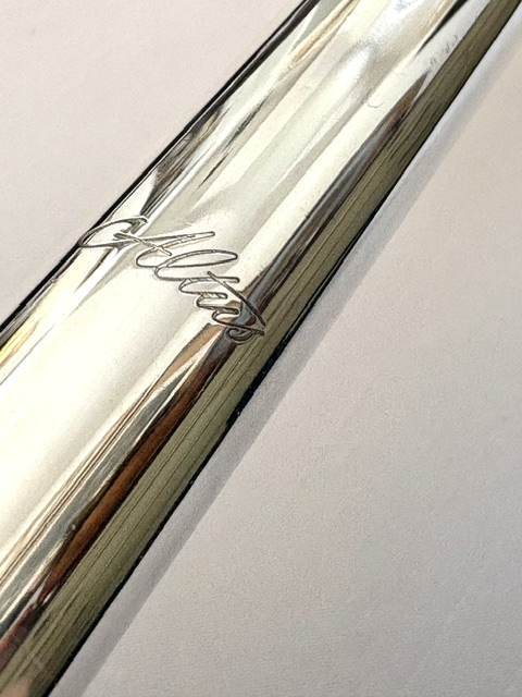 IMG_3239 Altus Azumi AZ3000 .958 Solid Britannia Silver Flute, Offset G, 1-Year Warranty!