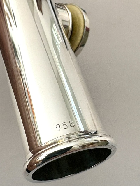 IMG_3246 Altus Azumi AZ3000 .958 Solid Britannia Silver Flute, Offset G, 1-Year Warranty!