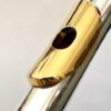 IMG_3284 Yamaha YFL-481II Solid Silver Flute, Gold Plated Lipplate, Inline G, B Foot, 1-Year Warranty!