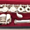 IMG_3291 Yamaha YFL-481II Solid Silver Flute, Gold Plated Lipplate, Inline G, B Foot, 1-Year Warranty!